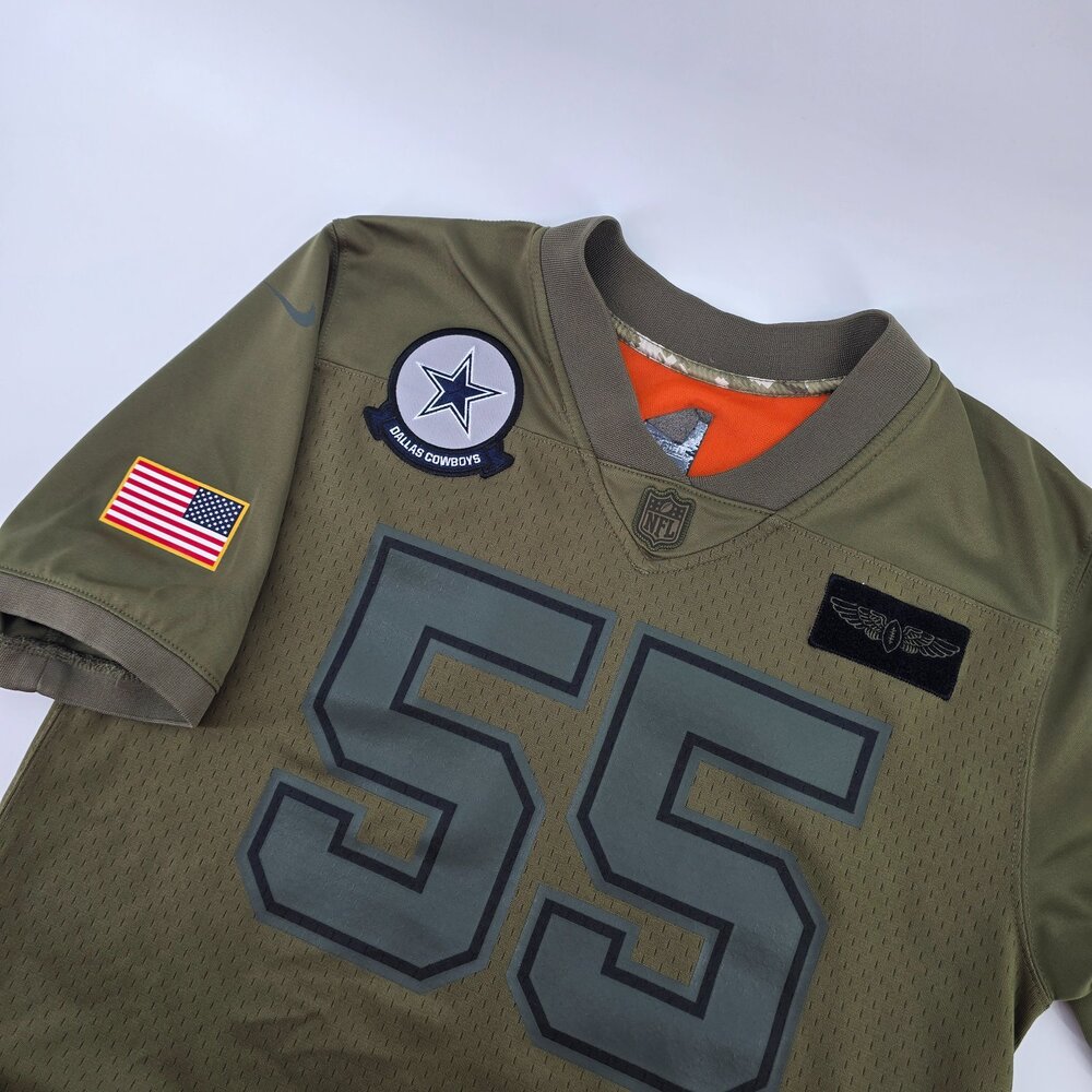 Nike Dallas Cowboys Leighton Vander Esch 55 Jersey Mens Olive OD Green NFL
